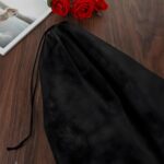 15Pcs Black Dust Bags for Purses, Non Woven Fabric Dust Bags for Storing Shoes Boots(15.7×19.7in) - Image 6