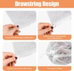 200 Pcs Dust Proof Shoe Storage Bags, Non-woven Fabrics Shoe Dust Bags - Image 5