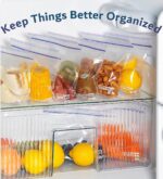 24/7 Bags- Quart Zip Storage Bags, 200 Count, Double Zipper Seal, Easy Grip Open Tabs, Write-On Space, BPA-Free & Heavy Duty, Microwave Safe, Non-StandUp - Image 6