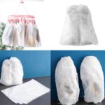 50 Pack Transparent Shoe Bags Travel Shoe Bags Non-woven Fabric Disposable Drawstring Dust Covers Shoes Storage Organizers Pouch for Sneaker Cross Trainer Tote Handbags Purses Running Shoes - Image 5