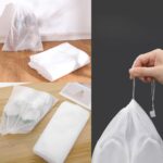 50 Pack Transparent Shoe Bags Travel Shoe Bags Non-woven Fabric Disposable Drawstring Dust Covers Shoes Storage Organizers Pouch for Sneaker Cross Trainer Tote Handbags Purses Running Shoes - Image 8
