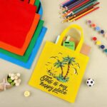 Aneco 25 Pack Reusable Non-woven Party Favor Bags 9.5×9.5 Inch Rainbow Gift Bag Goodie Treat Bags with Handles for Wedding Birthday Party - Image 2