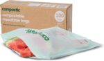 Compostic Compostable XL Sandwich Bags, 60 Ct Starter, Zip-Seal | Zip-Seal, Freezer & Microwave Safe, Home Compostable, BPA & GMO Free, DIN CERTCO Certified - Image 17