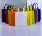 DZTIAN Supersize 10 Pack Reusable Non Woven Gift Bags with Handles Party Fabric Tote Bags Treat Bags for Birthday Favors, Snacks 10 Colors (9.8 x 13.8 x 4 inches) - Image 8