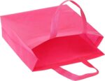 DZTIAN Supersize 10 Pack Reusable Non Woven Gift Bags with Handles Party Fabric Tote Bags Treat Bags for Birthday Favors, Snacks 10 Colors (9.8 x 13.8 x 4 inches) - Image 6