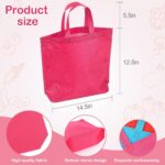FF Uture 24 Pack Non Woven Tote Bags - Beige Reusable Shopping Bags Bulk for Grocery, DIY Craft & Party Favors (14.78x12.5x4 Inches) - Image 4