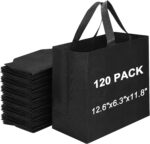 Havenwillow Reusable Grocery Bags 12.6 * 6.3 * 11.8 in - Non Woven Totes Bag with Reinforced Handles, Shopping Bags Bulk - Image 13