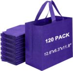 Havenwillow Reusable Grocery Bags 12.6 * 6.3 * 11.8 in - Non Woven Totes Bag with Reinforced Handles, Shopping Bags Bulk - Image 15
