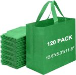 Havenwillow Reusable Grocery Bags 12.6 * 6.3 * 11.8 in - Non Woven Totes Bag with Reinforced Handles, Shopping Bags Bulk - Image 9