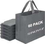 Havenwillow Reusable Grocery Bags 12.6 * 6.3 * 11.8 in - Non Woven Totes Bag with Reinforced Handles, Shopping Bags Bulk - Image 17
