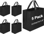 Havenwillow Reusable Grocery Bags 12.6 * 6.3 * 11.8 in - Non Woven Totes Bag with Reinforced Handles, Shopping Bags Bulk - Image 12