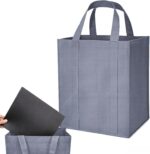 MOLOSLEEVE MOLOVA 1 Pack Large Foldable Shopping Bag, 15" W x 12.5" H x 10" D, Reusable Grocery Bag, Used for Shopping - Image 14