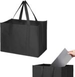 MOLOVA 1 Pack Large Foldable Shopping Bag, 16" W x 13" H x 10" D, Reusable Grocery Bag, Used for Shopping - Image 13