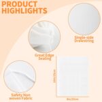 TamBee 8" x 10" Tea Bags DIY Disposable Bag Reusable Tea Bags for Loose Tea Empty Drawstring Seal String Bag Non Woven for Coffee Cook Bath Desiccant 100 Pcs - Image 3