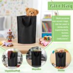 Windyun Small Non Woven Gift Bags with Handles, 8 x 4 x 10 Inch Reusable Foldable Treat Tote Bag for Party Favor - Image 5